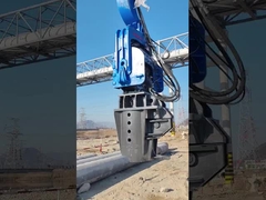 ضاغط أوتاد الخلايا الكهروضوئية لأوتاد الأسمنت 48-52 طن حفارة هيتاشي