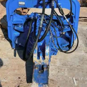 High Accuracy CAT 420 Pile Driver – Large Vibro Type for Precision Construction