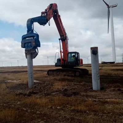 Customized Vibratory Pile Hammer Driver – Excavator Attachment & High Efficiency