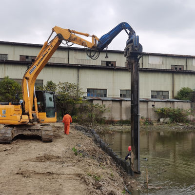 Drive 10m Sheet Piles with Ease: High-Performance Hydraulic Pile Hammer for Maximum Efficiency