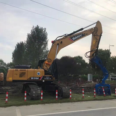 Sheet Pile & Cement Pile Driver – 12m Length & Excavator-Mounted Design