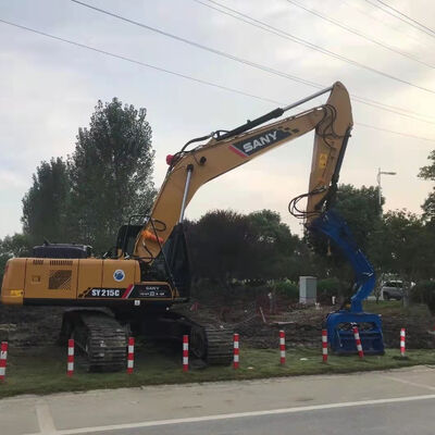 Excavator Hydraulic Vibratory Pile Driver | Low-Noise Cement Sheet Pile Operation