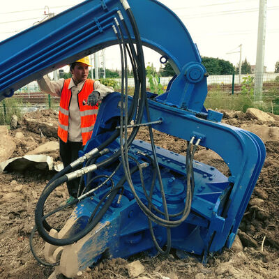 Railway Pile Driver: Precision Sheet Piling to 15 Meters with Minimal Vibration