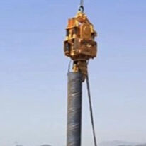 ISO9001 Certified Electric Pile Driver - Low-Noise Vibro Hammer For Foundation Works