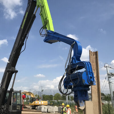 Versatile Pile Driver | Combines Quick-Conversion Design with Precision Installation Capability