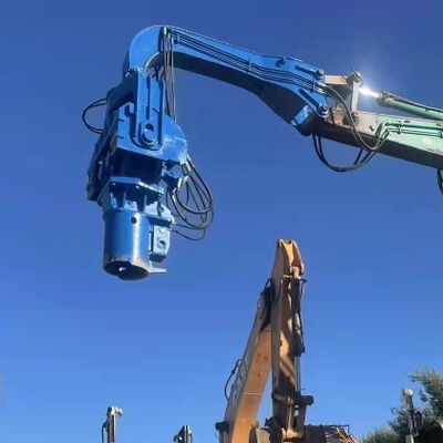 Powerful Excavator-Mounted Pile Driver for Steel Pipe & Sheet Pile Foundations
