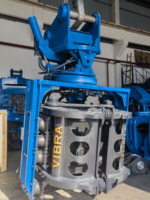 Side Grip Pile Driver – Low Headroom Operation Capability & Integrated Control Valve Assembly for 25‑32T Excavators