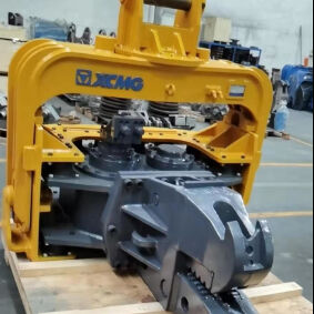 15m/Min High-Efficiency Pile Driver – Hydraulic Impact & Rubber Sheath for Guardrail