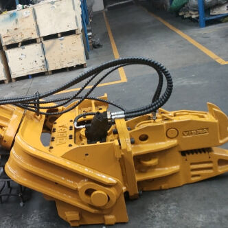 Hydraulic Pile Driver for 8m Depth | 2500rpm High-Speed & Excavator-Mounted Design