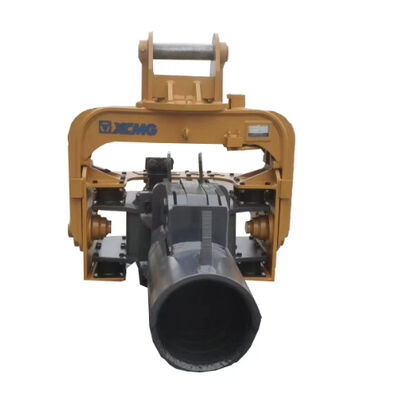 Solar Panel Project PV Sheet Pile Driver - High-Efficiency Vibro Hammer & Excavator-Mounted Design