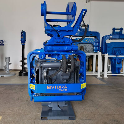 أداة دق الخوازيق ذات المقبض الجانبي للمساحات الضيقة: مطرقة اهتزازية بطول 9 أمتار لمواقع العمل المحصورة