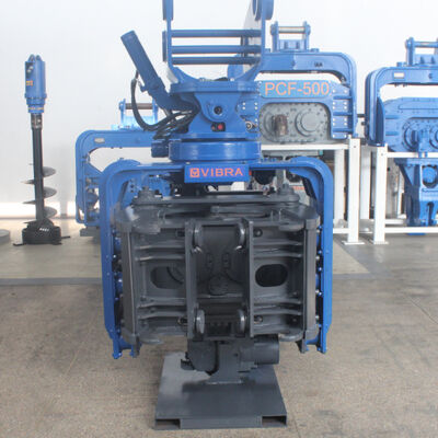 أداة تشغيل الخوازيق ذات المقبض الجانبي عالي الكفاءة: خوازيق هيدروليكية سريعة بعمق 9 أمتار للمواقع المحصورة