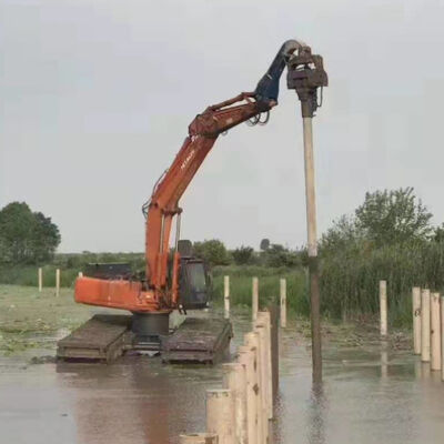 سائق الخوازيق الهندسي للخدمة الشاقة: اهتزاز عالي التردد 2800 دورة في الدقيقة وضمان أداء موثوق