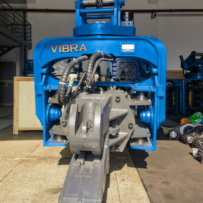 360 Degree Pile Driver: 12M Vibro Hammer for 23-27 Ton Excavators – Versatile Application & Perfect Excavator Match