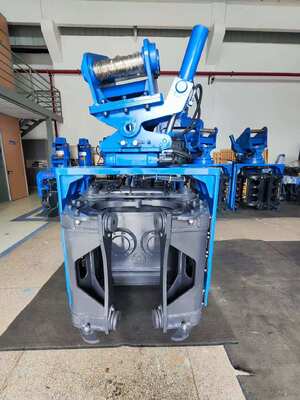 إعادة تعريف الرفع الثقيل: أداة دق الخوازيق ذات المقبض الجانبي SV-400 - قوة 656 كيلو نيوتن، ومشبك سفلي 490 كيلو نيوتن، يطابق الحفارات 32-40 طنًا