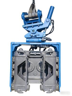 مطرقة اهتزازية هيدروليكية ذات قبضة جانبية SV-400 656kN للحفارات